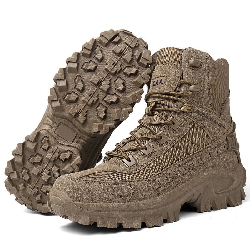 Waterproof Tactical Work Boots with Anti-Puncture – TrailForce Tactical