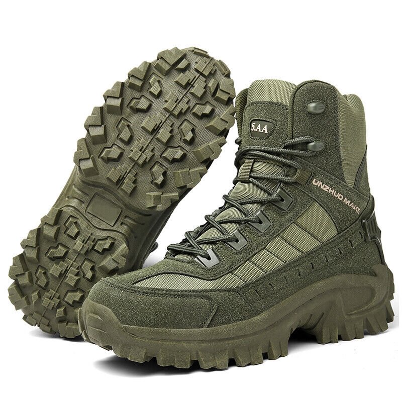 Waterproof Tactical Work Boots with Anti-Puncture – TrailForce Tactical