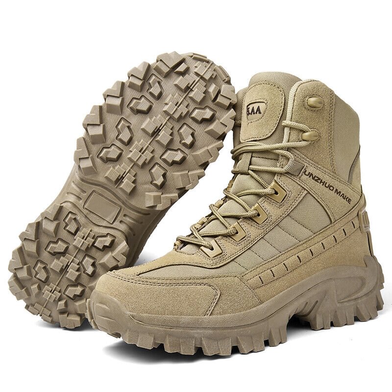 Waterproof Tactical Work Boots with Anti-Puncture – TrailForce Tactical