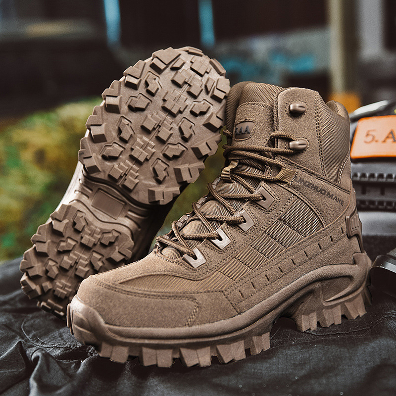 Waterproof Tactical Work Boots with Anti-Puncture – TrailForce Tactical